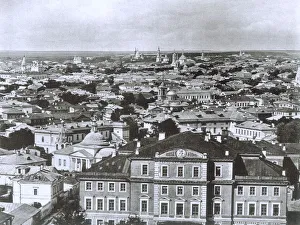 View of Moscow from the Ivan the Great Bell Tower, Russia, 1884 View of Moscow from the Ivan the Great Bell Tower, Russia, 1884
