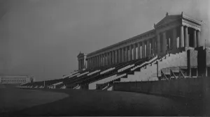 View of the north stand, Municipal Grant Park Stadium, Chicago, Illinois, 1925 View of the north stand, Municipal Grant Park Stadium, Chicago, Illinois, 1925
