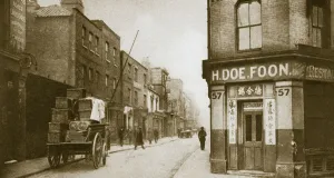 Immigrant Gallery: A view of Pennyfields, Chinatown, London, 20th century