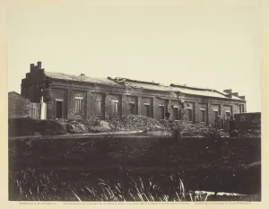 View of the Petersburg Gas Works, May 1865. Creator: Alexander Gardner View of the Petersburg Gas Works, May 1865. Creator: Alexander Gardner