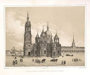 View of the Saint Isaacs Cathedral at the Time of Catherine II (From: The Construction of the Saint Isaacs Cathedral) View of the Saint Isaacs Cathedral at the Time of Catherine II (From: The Construction of the Saint Isaacs Cathedral)