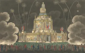 A View of the Temple of Concord Erected in the Green Park, to Celebrate the G A View of the Temple of Concord Erected in the Green Park, to Celebrate the G