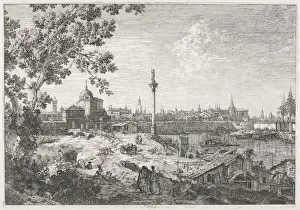Views: Imaginary View of Padua, 1735-1746. Creator: Antonio Canaletto (Italian, 1697-1768) Views: Imaginary View of Padua, 1735-1746. Creator: Antonio Canaletto (Italian, 1697-1768)