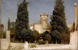 The Villa Malta, Rome, 1860s. Artist: Leighton, Frederic, 1st Baron Leighton (1830-1896) The Villa Malta, Rome, 1860s. Artist: Leighton, Frederic, 1st Baron Leighton (1830-1896)
