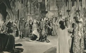 Villon (John Barrymore) threatened with death by Louis XI, 1927 Villon (John Barrymore) threatened with death by Louis XI, 1927