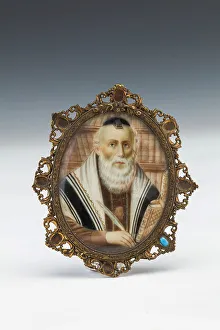 Rabbi Gallery: Vilna Gaon, 19th century. Artist: Anonymous