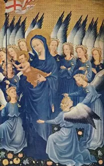 Fell Gallery: The Virgin and Child with Angels: Leaf of the Wilton Diptych, c1395. (1941)
