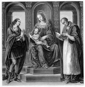 The Virgin and Child with St Julian and St Nicholas of Myra, 1490-1492 (1870) The Virgin and Child with St Julian and St Nicholas of Myra, 1490-1492 (1870)