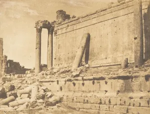 Vue du Temple de Jupiter, a Baalbek (Heliopolis), September 15, 1850 Vue du Temple de Jupiter, a Baalbek (Heliopolis), September 15, 1850