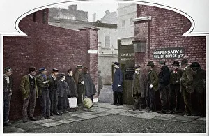 Waiting for admission to St Marylebone Workhouse, Luxborough Street, London, c1901 (1903) Waiting for admission to St Marylebone Workhouse, Luxborough Street, London, c1901 (1903)
