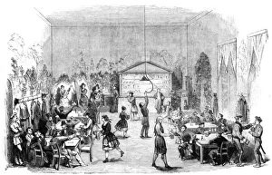 Waitresses on roller skates in a Berlin beer cellar, 1851 Waitresses on roller skates in a Berlin beer cellar, 1851