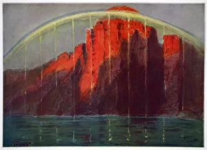 Valhalla Print: Wotan's Abode, 1906
