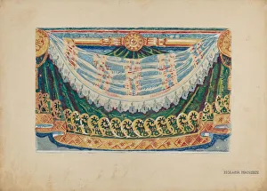 Wall Paper Border Design, c. 1939. Creator: Holger Hansen Wall Paper Border Design, c. 1939. Creator: Holger Hansen