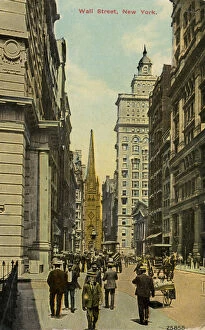 Images Dated 20th July 2010: Wall Street, New York City, New York, USA, c1890-c1909(?)
