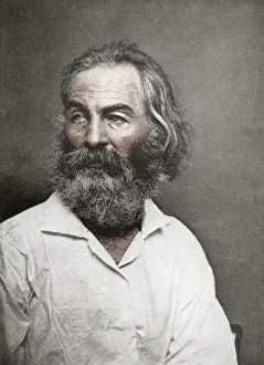 Walt Whitman, American poet, c1880s.Artist: Mathew Brady Walt Whitman, American poet, c1880s.Artist: Mathew Brady