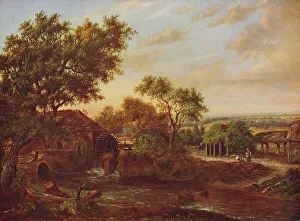 The Water Mill, Carshalton, 1830, (c1915). Artist: Patrick Nasmyth The Water Mill, Carshalton, 1830, (c1915). Artist: Patrick Nasmyth