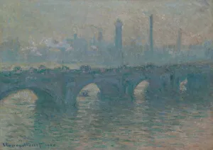Waterloo Bridge, Gray Weather, 1900. Creator: Claude Monet Waterloo Bridge, Gray Weather, 1900. Creator: Claude Monet