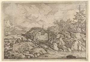 The Watermill, 17th century. Creator: Allart van Everdingen