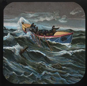 On the way to the wreck, c1900. Creator: Unknown On the way to the wreck, c1900. Creator: Unknown