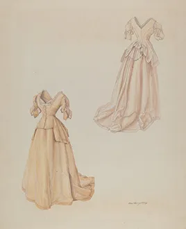 Wedding Dress, c. 1938. Creator: Hans Mangelsdorf Wedding Dress, c. 1938. Creator: Hans Mangelsdorf