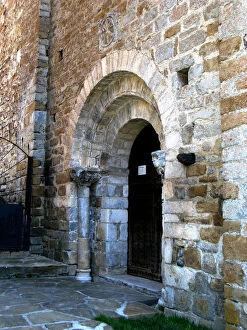West Portal of the church of Santa Maria in Cap d Aran Tredos, the portal has