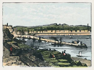 English Harbour Scene Prints: Weymouth, c1910