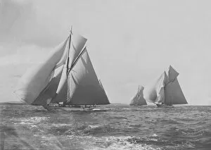 The Great Days of Yachting Gallery: White Heather, Meteor III and Brynhild racing in the Solent, 1905. Creator