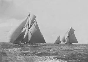 The Great Days of Yachting Gallery: White Heather, Meteor III and Brynhild racing in the Solent, 1905. Creator