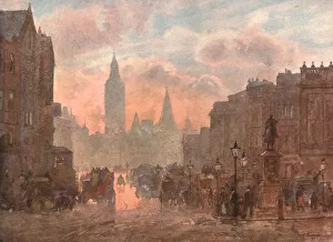Holme Gallery: Whitehall from Charing Cross, c1899, (c1900). Creator: Unknown