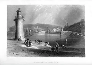 Whitehaven Harbour, Cumbria, 1886.Artist: JC Armytage Whitehaven Harbour, Cumbria, 1886.Artist: JC Armytage