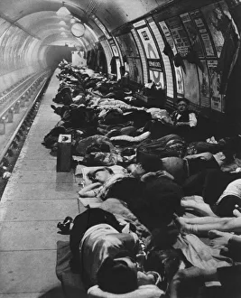 Those who went to shelters began a new kind of night-life, 11th November, 1940, 1942 Those who went to shelters began a new kind of night-life, 11th November, 1940, 1942