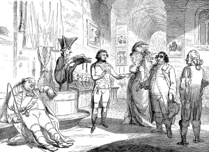 A Wife and No wife - or - a Trip to the Continent, 1786. Artist: Carlo Khan A Wife and No wife - or - a Trip to the Continent, 1786. Artist: Carlo Khan