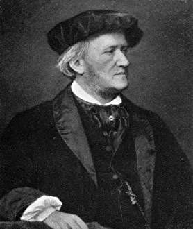 Wilhelm Richard Wagner, (1813-1883), German composer, conductor, music theorist, 1909 Wilhelm Richard Wagner, (1813-1883), German composer, conductor, music theorist, 1909