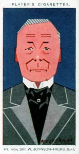 William Joynson-Hicks, 1st Viscount Brentford, British statesman, 1926. Artist: Alick P F Ritchie William Joynson-Hicks, 1st Viscount Brentford, British statesman, 1926. Artist: Alick P F Ritchie