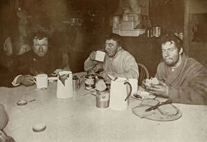 South Pole Gallery: Wilson, Bowers, and Cherry-Garrard on Their Return from Cape Crozier, 1 August 1911, (1913)