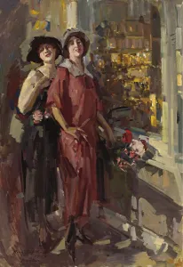 Russian Genre Painting Prints: At the Window