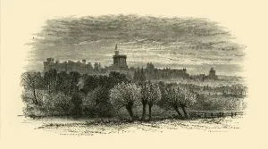 Panoramic Photography Gallery: Windsor Castle from the Provosts Lodge at Eton, 1911. Creator: Unknown