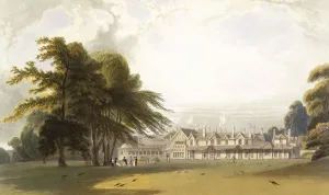Windsor Park: the Royal Lodge, c1827-30. Creator: William Daniell (1769-1837) Windsor Park: the Royal Lodge, c1827-30. Creator: William Daniell (1769-1837)
