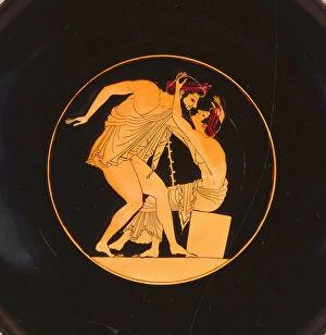 Wine Cup with Pentathletes, 505-500 BC. Artist: Carpenter Painter (active 515-500 B.C.)