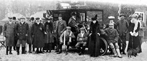 Images Dated 23rd January 2009: A Winter Days Shooting at Sandringham, Norfolk, c1902-1910 (1910)