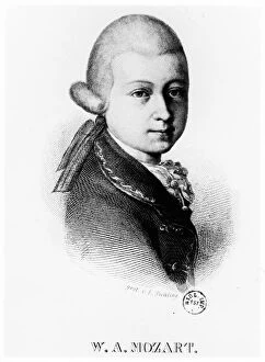 Images Dated 26th January 2006: Wolfgang Amadeus Mozart (1756-1791) in 1770