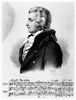 Images Dated 26th January 2006: Wolfgang Amadeus Mozart (1756-1791), c1790