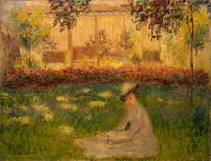 Woman in a Garden, 1876. Artist: Monet, Claude (1840-1926) Woman in a Garden, 1876. Artist: Monet, Claude (1840-1926)