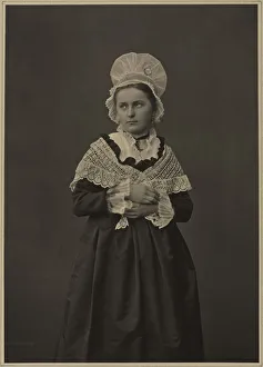 Woman in Lorraine Dress, c. 1860s-70s. Creator: Adolphe Braun (French, 1812-1877) Woman in Lorraine Dress, c. 1860s-70s. Creator: Adolphe Braun (French, 1812-1877)