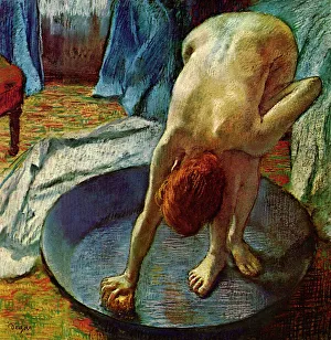 Woman in a Tub, 1886. Artist: Edgar Degas