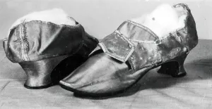 Woman's Shoes, England, 1770s. Creator: Unknown Woman's Shoes, England, 1770s. Creator: Unknown
