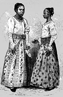 Fashion Clothing Gallery: Women of Ceylon; Four Months in Ceylon, 1875. Creator: Unknown
