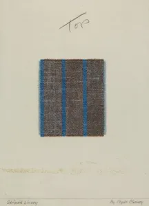 Woven Striped Linsey Wooley, 1935/1942. Creator: Clyde L. Cheney Woven Striped Linsey Wooley, 1935/1942. Creator: Clyde L. Cheney