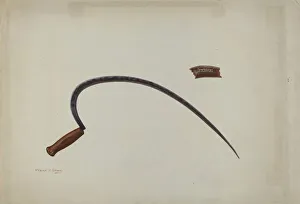 Wrought Iron Sickle, c. 1940. Creator: Frank Gray Wrought Iron Sickle, c. 1940. Creator: Frank Gray