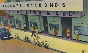 Jewellers Shop Gallery: Y. De Lima & Co. Ltd. Trinidads Premier Travellers, Port of Spain, Trinidad, B